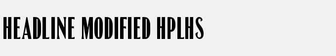 Headline Modified HPLHS